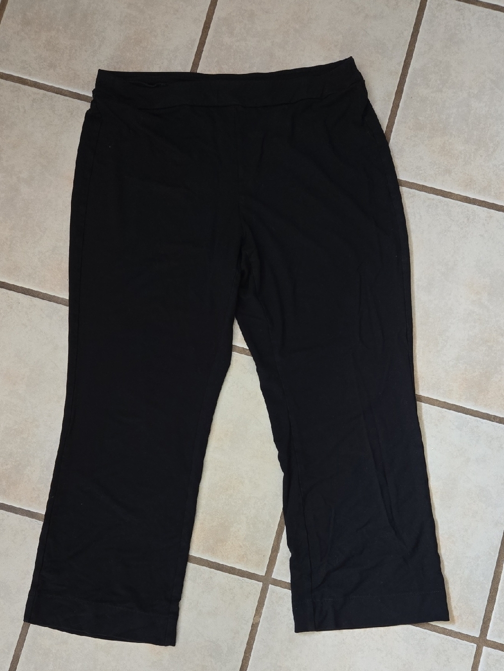 J. Jill Wearever Collection Stretch Pull-On Crop Pants